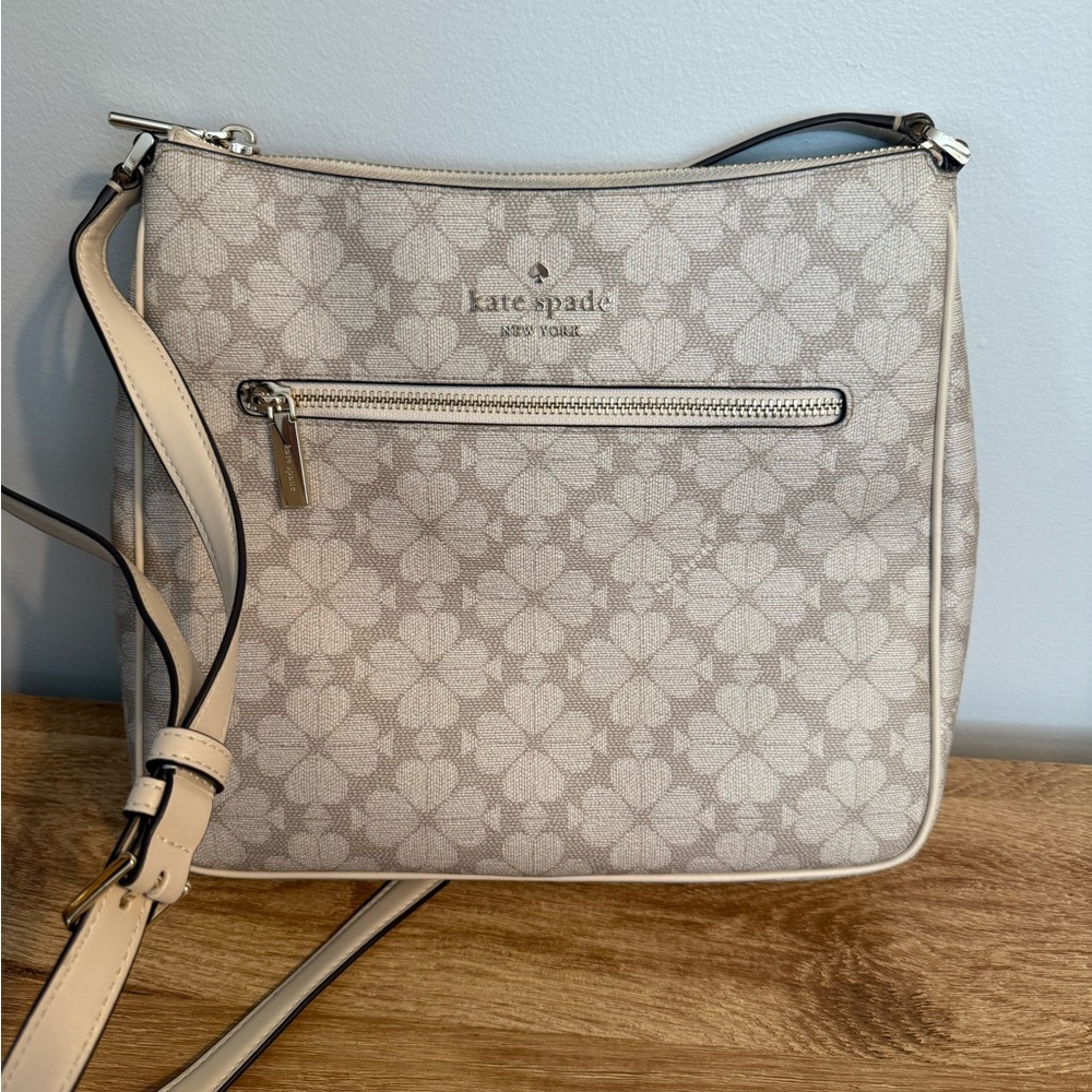 Kate Spade Cream Floral Crossbody Bag